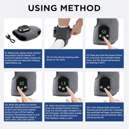 Heated Ankle Massager — Set of 2