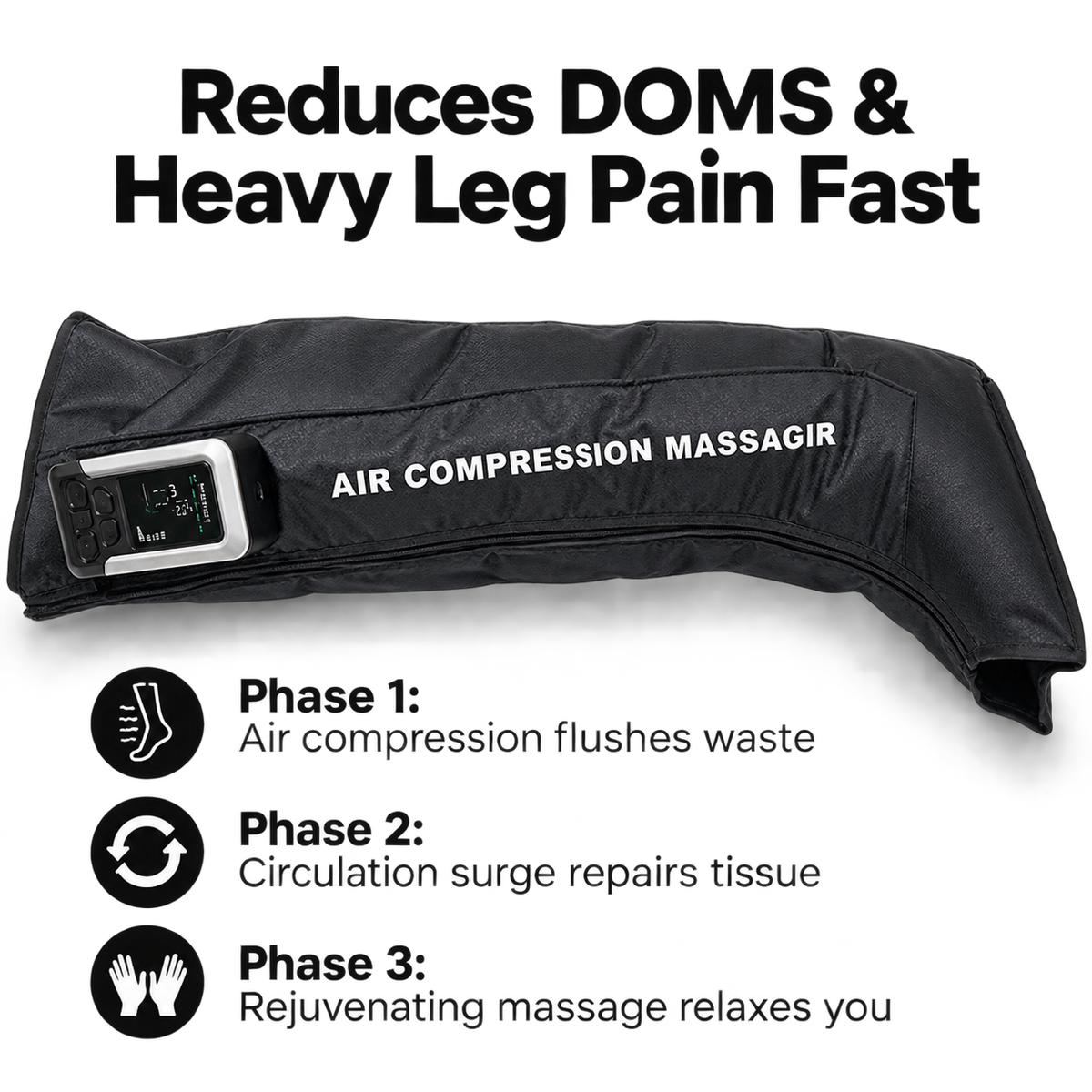 Muscle Warm Recovery Boots — Full-Leg Compression