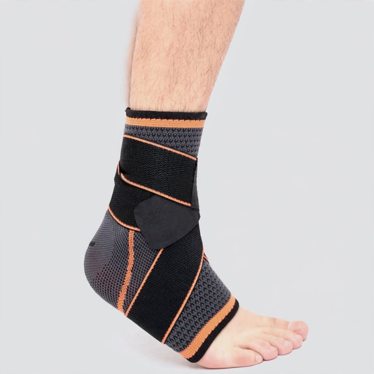 Adjustable Ankle Braces — Compression Support with Strap (Pair)