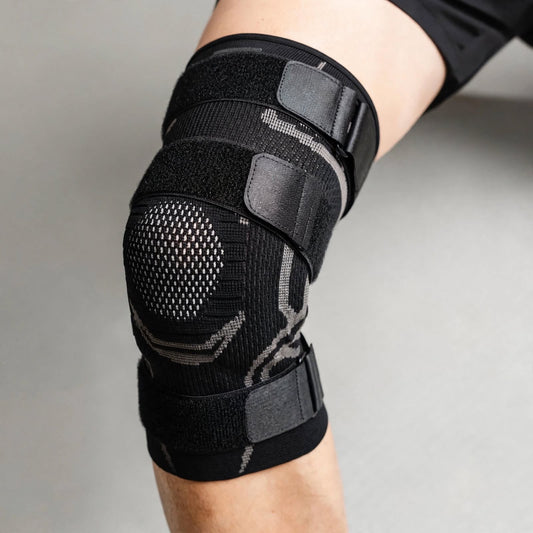 Compression Knee Sleeve — Non-Slip Silicone Grip