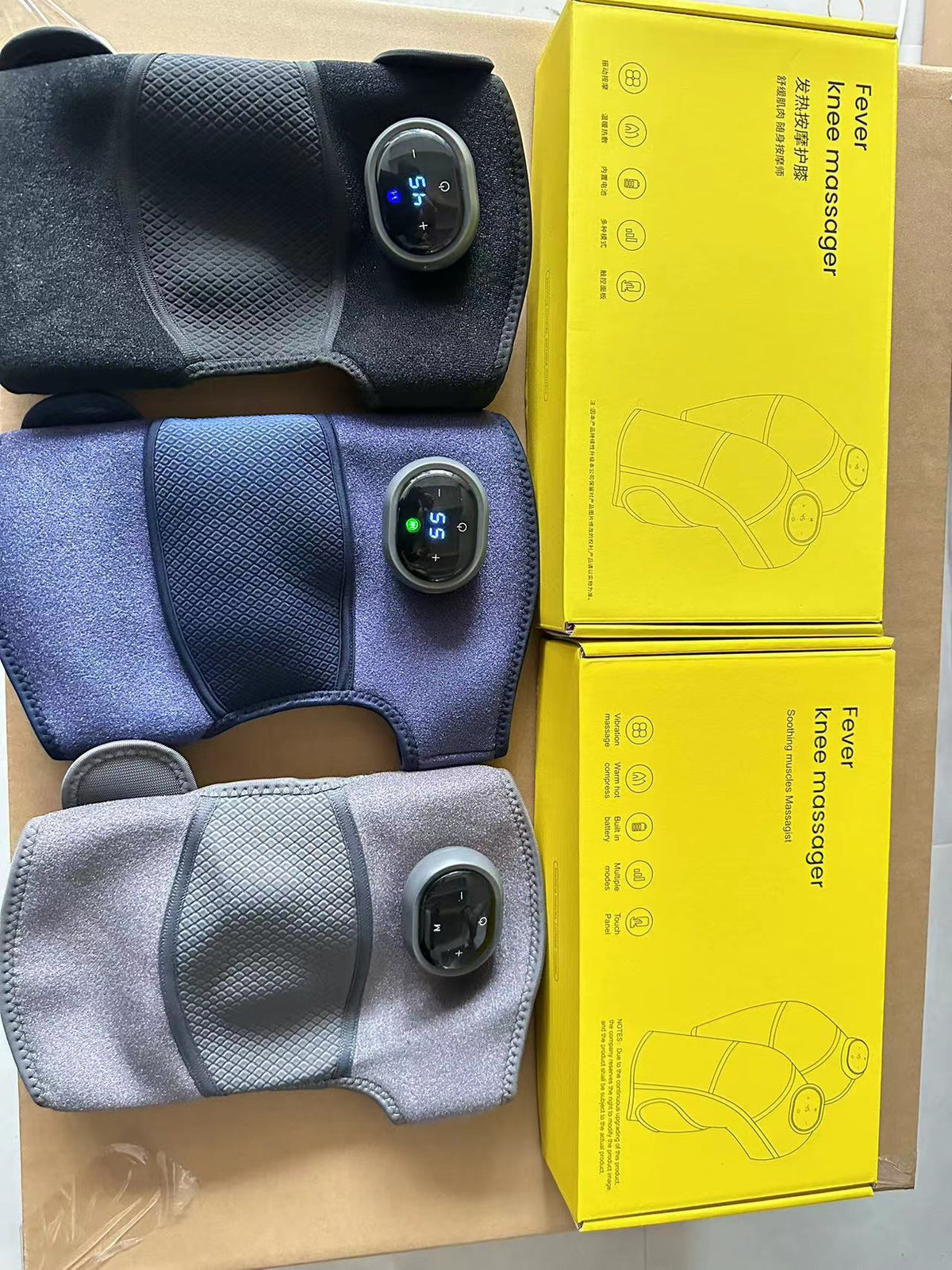 MuscleWarm heated knee massager