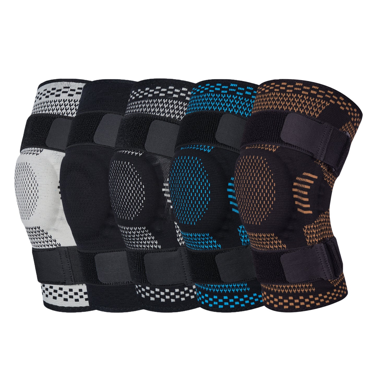 MuscleWarm compression knee sleeve with silicone grip